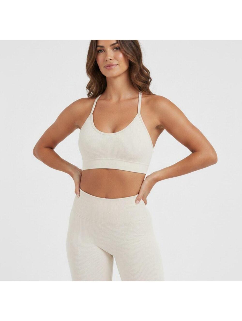 Oner Active Women's White and Cream Bra